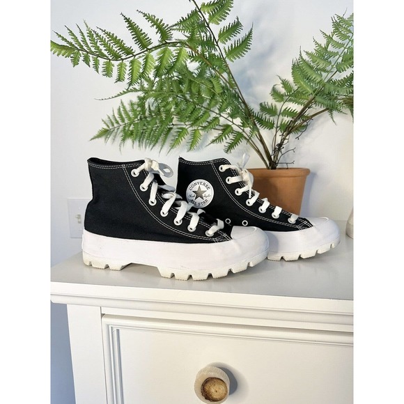 Converse Shoes - CONVERSE Chuck Taylor All Star Hi Lugged High Top Shoes Women's Size 8